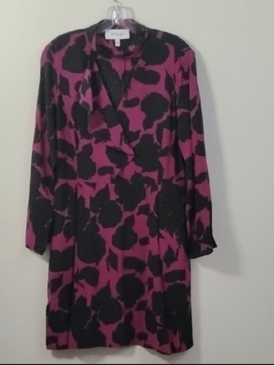 Derek Lam Dresses & Skirts - Derek Lam 10 Crosby Abstract Quiet Luxury 100% Silk Feminine Career Midi Dress